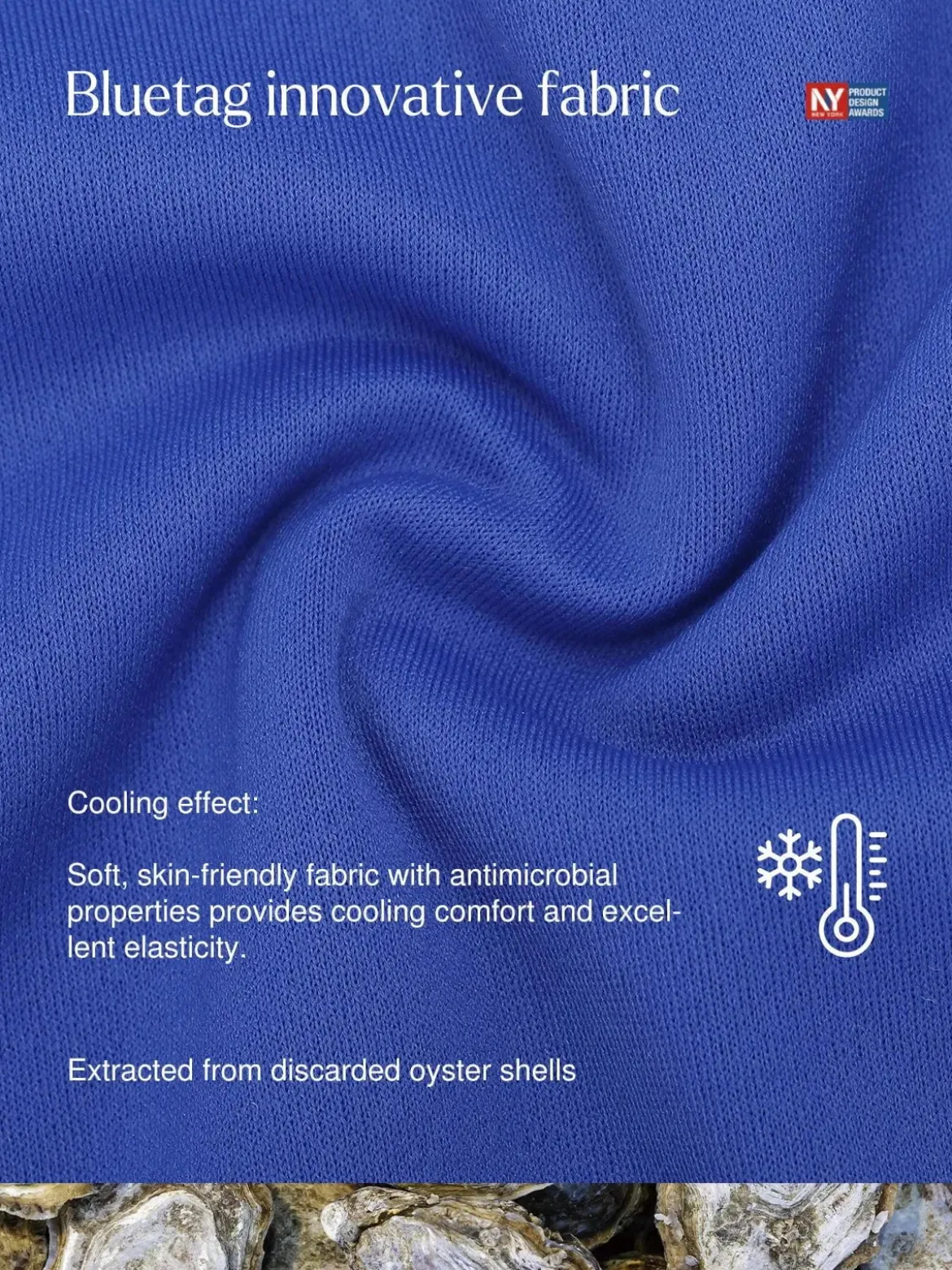 Bluetag Cooling Ruched Bandeau Shawl