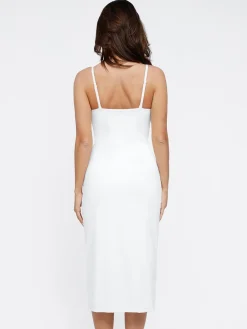 Bluetag Cooling Shapewear Slimming Midi Tube Dress