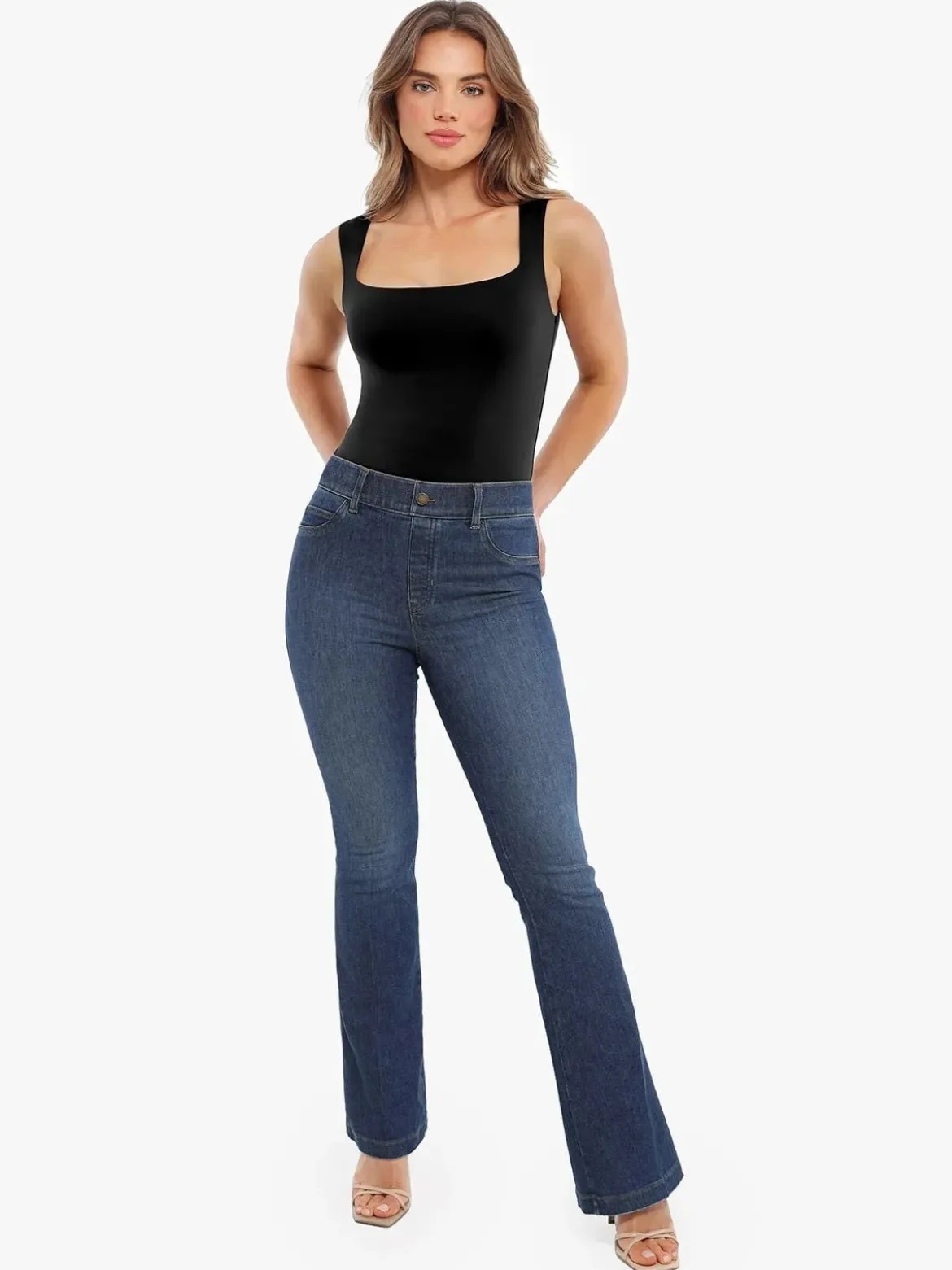 Cloud-Touch Double-Layer Shaping Sleeveless Top