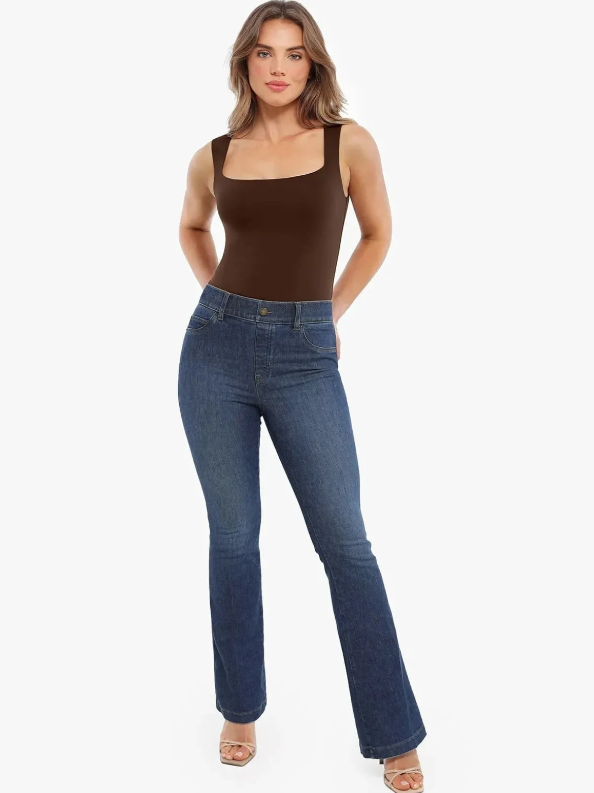 Cloud-Touch Double-Layer Shaping Sleeveless Top