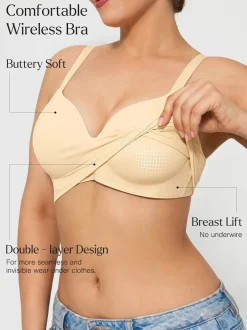 ContourLift™ Seamless Wireless Shaping Push Up Bra