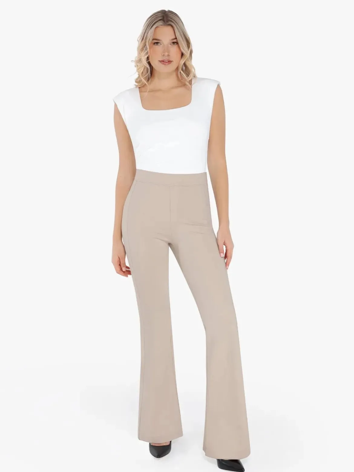 Day To Night Set Tummy Control Bodysuit Built-in Shapewear Pants
