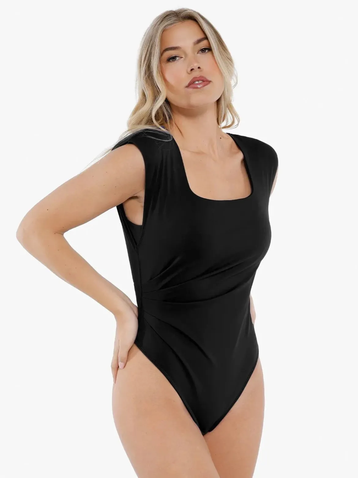 Day To Night Set Tummy Control Bodysuit Built-in Shapewear Pants