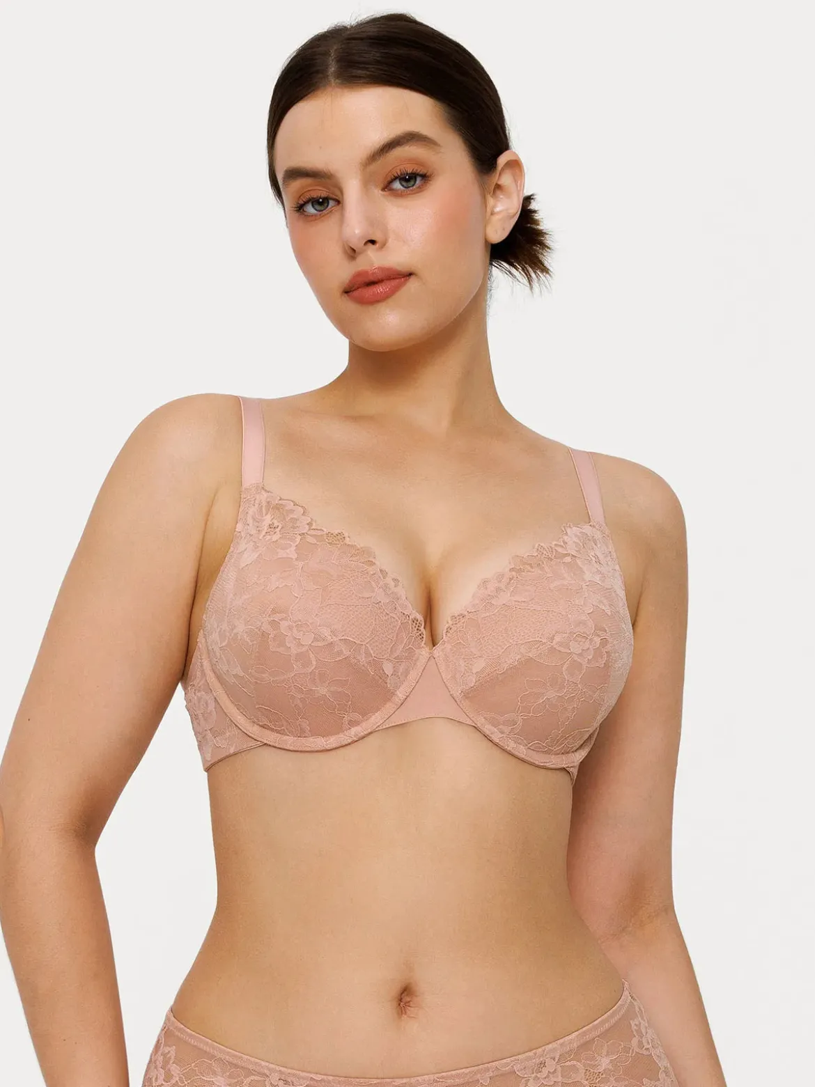 Lace Full-Cup Underwire Comfort Support Bra