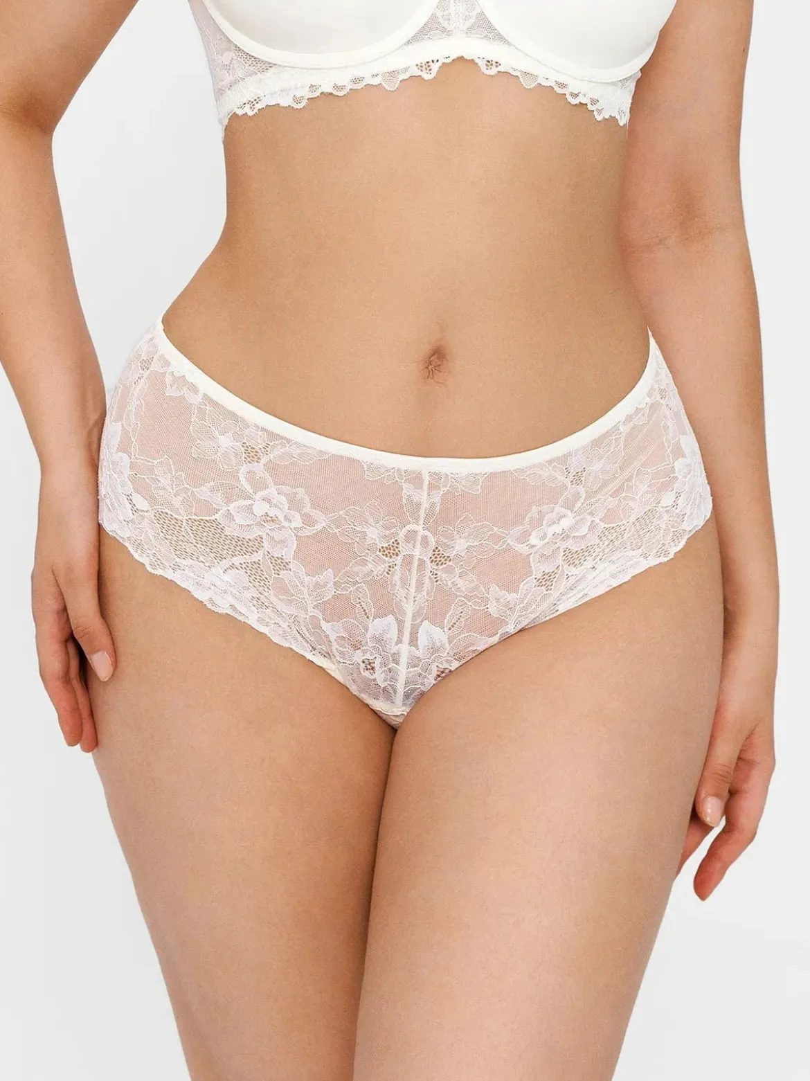 Mid-Rise Lace Brief