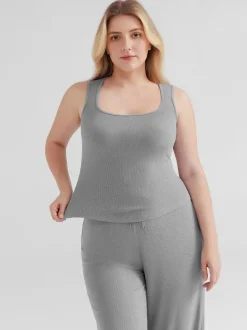 Modal Tank Top & Drawstring Pant Pajama Set