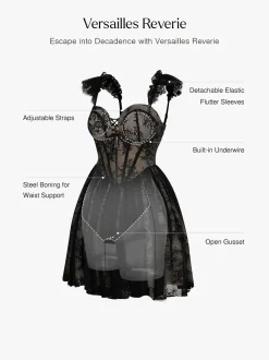 Off-The-Shoulder Sculpting Corset Fit & Flare Mini Dress