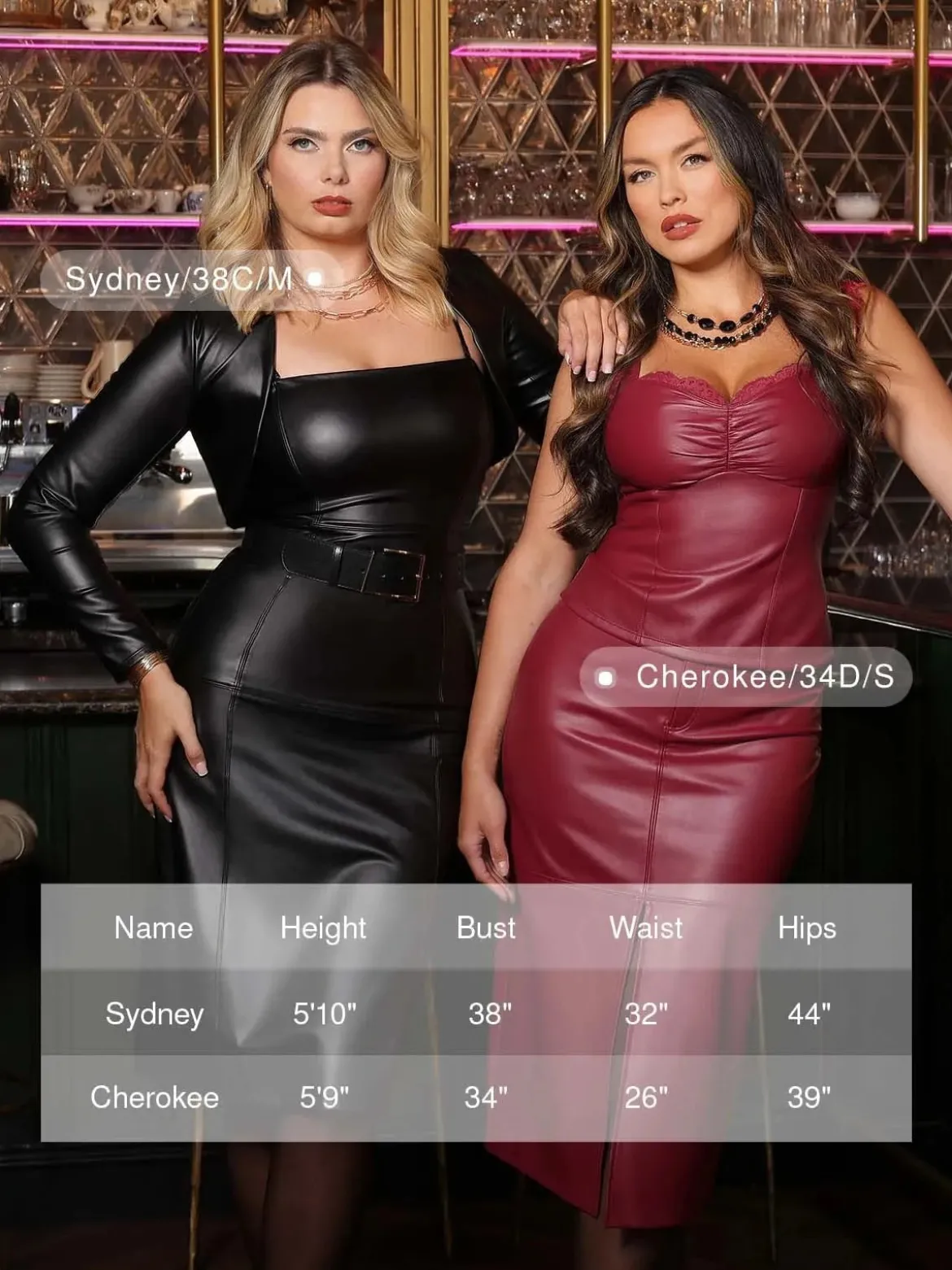 Sculpted Faux Leather Contour Skirt