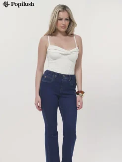 Sculpting High-Rise Stretch Flare Jeans