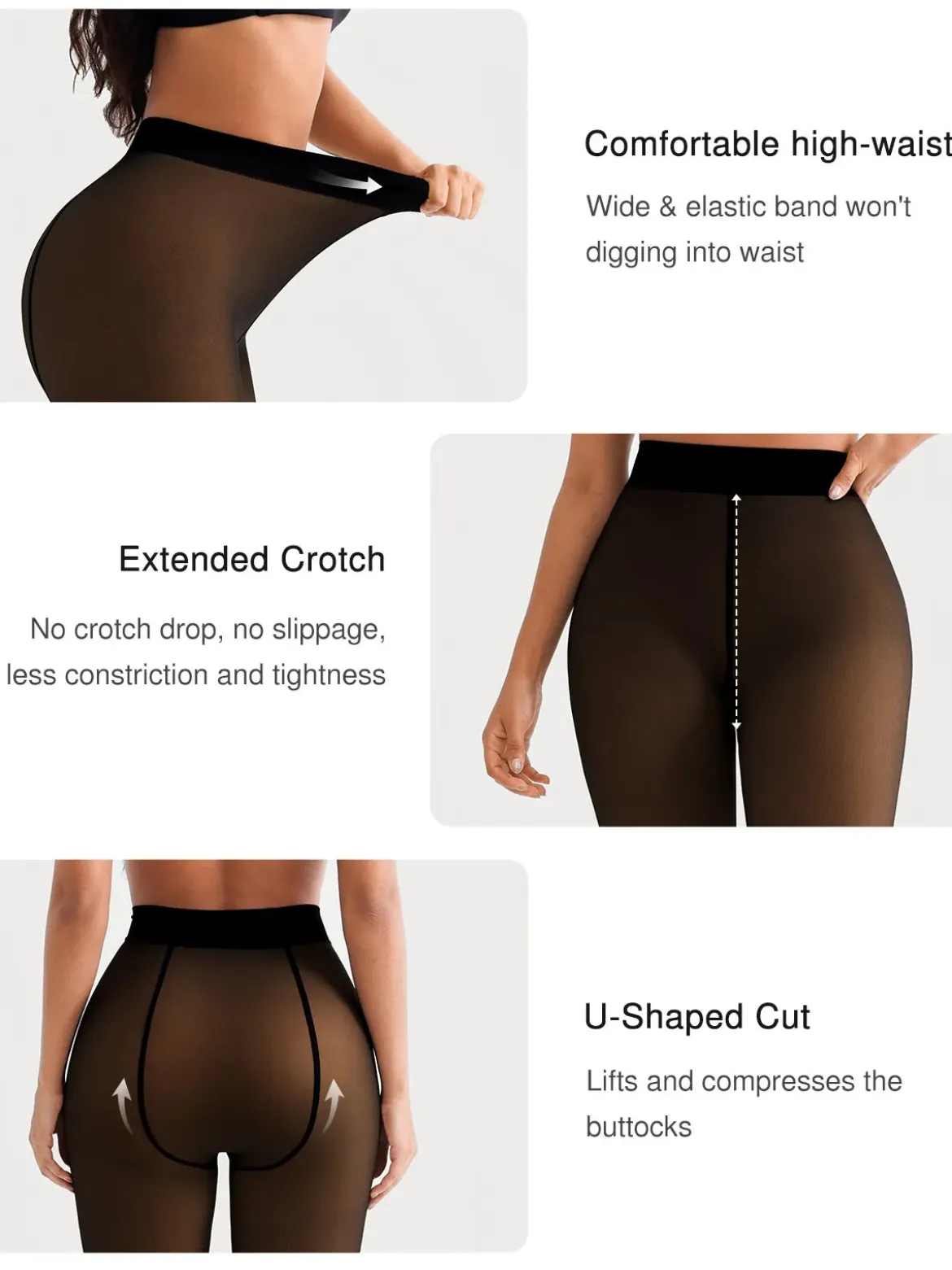 Sculpting Sheer Thermal Tights