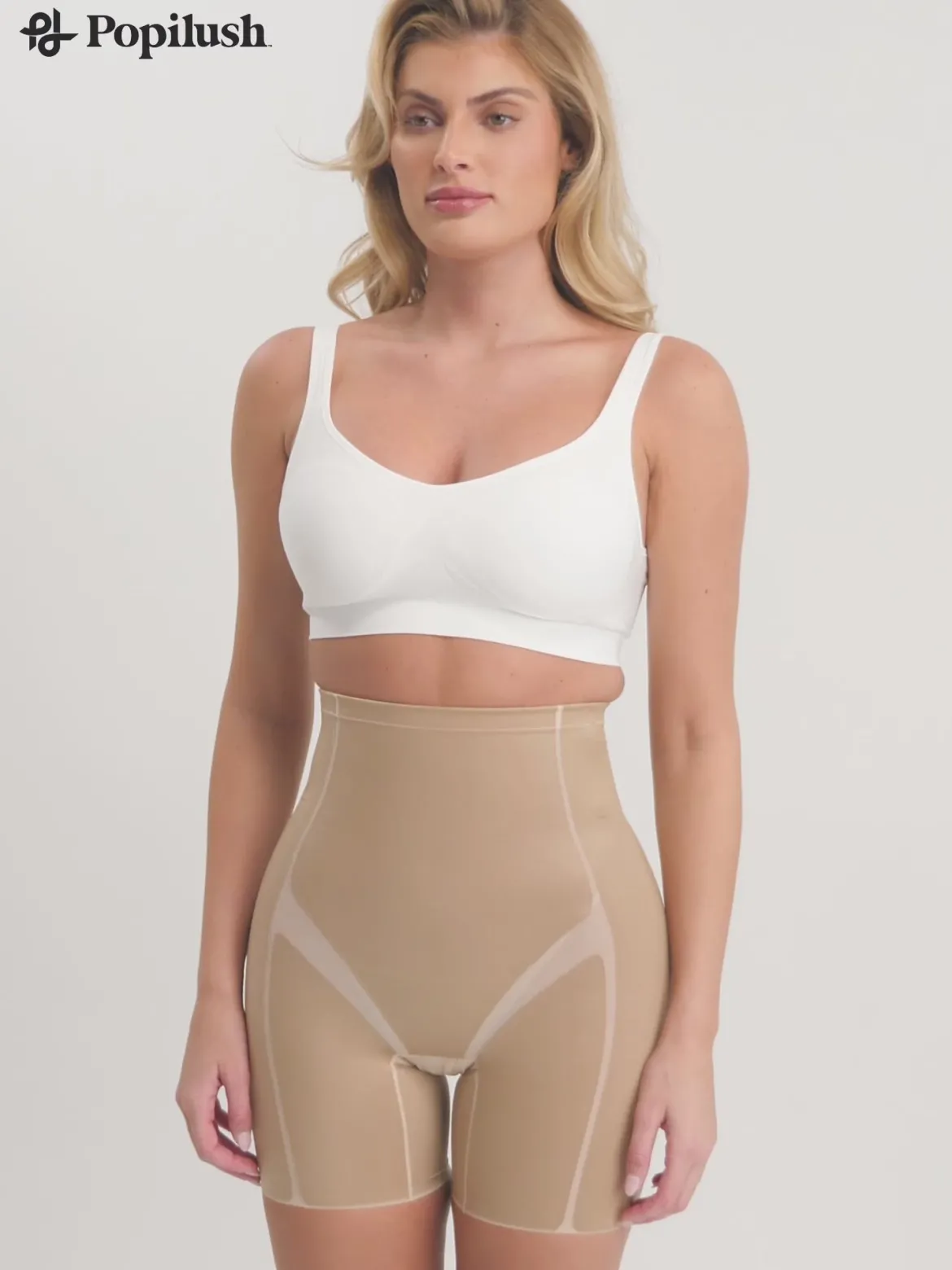 Seamless Adjustable Wide-Strap Underwire-Free Smoothing Bra