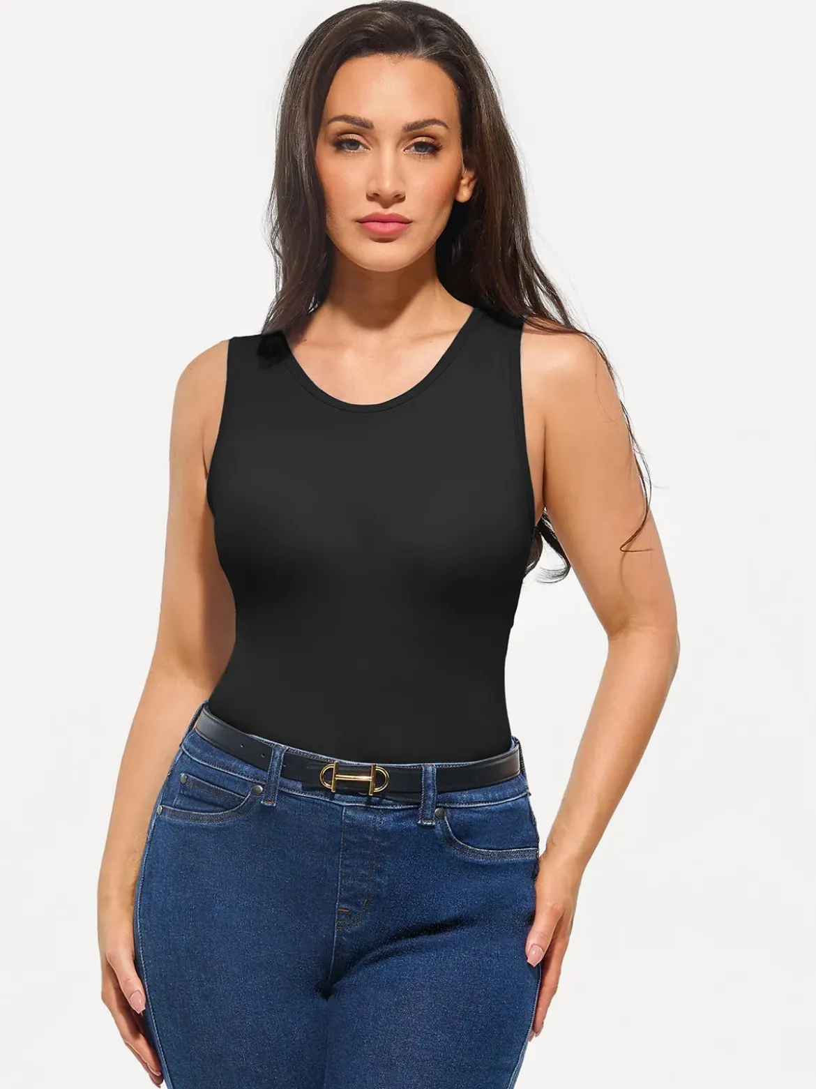 Seamless Built-in Bra All-in-One Shapewear Tank