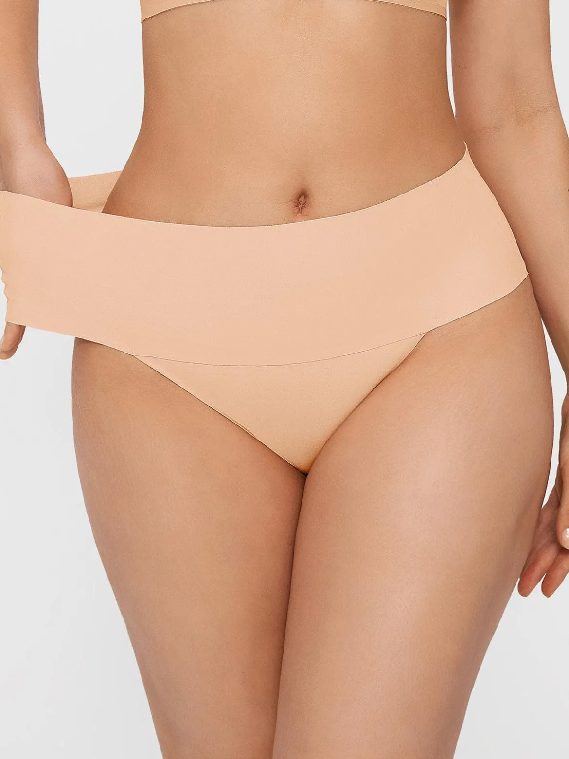 Seamless High-Waist Tummy Control Thong
