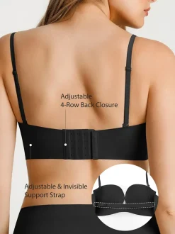 Seamless Non-Slip Push-Up Shaping Strapless Bra