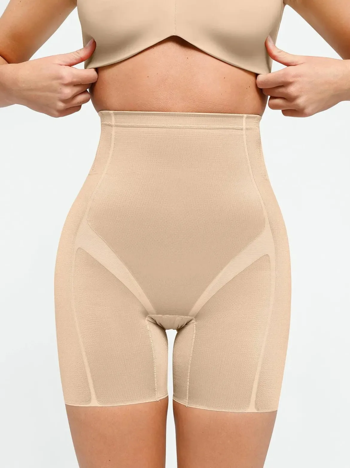 Seamless Push-Up Shapewear Bra Butt-Lifting Shorts Set