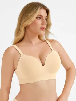 Seamless Push-Up Wireless Full Coverage Bra