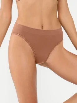Seamless Ribbed-Waist Brief