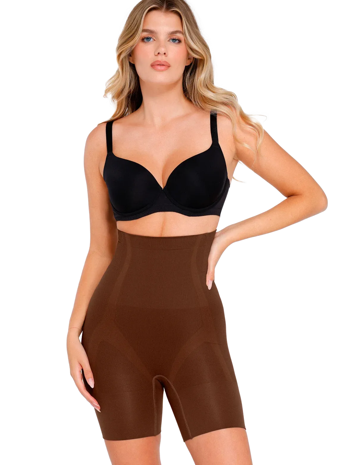 Seamless Tummy Control Mid-Thigh Shaping Shorts