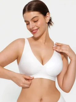Seamless Wireless Jelly Comfort Plunge Bra