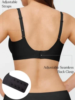 Seamless Wireless Jelly Comfort Plunge Bra