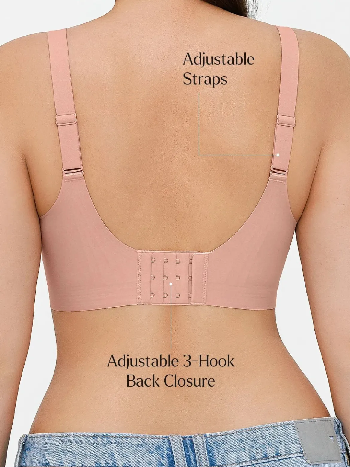 Seamless Wireless Jelly Contour Support Bra