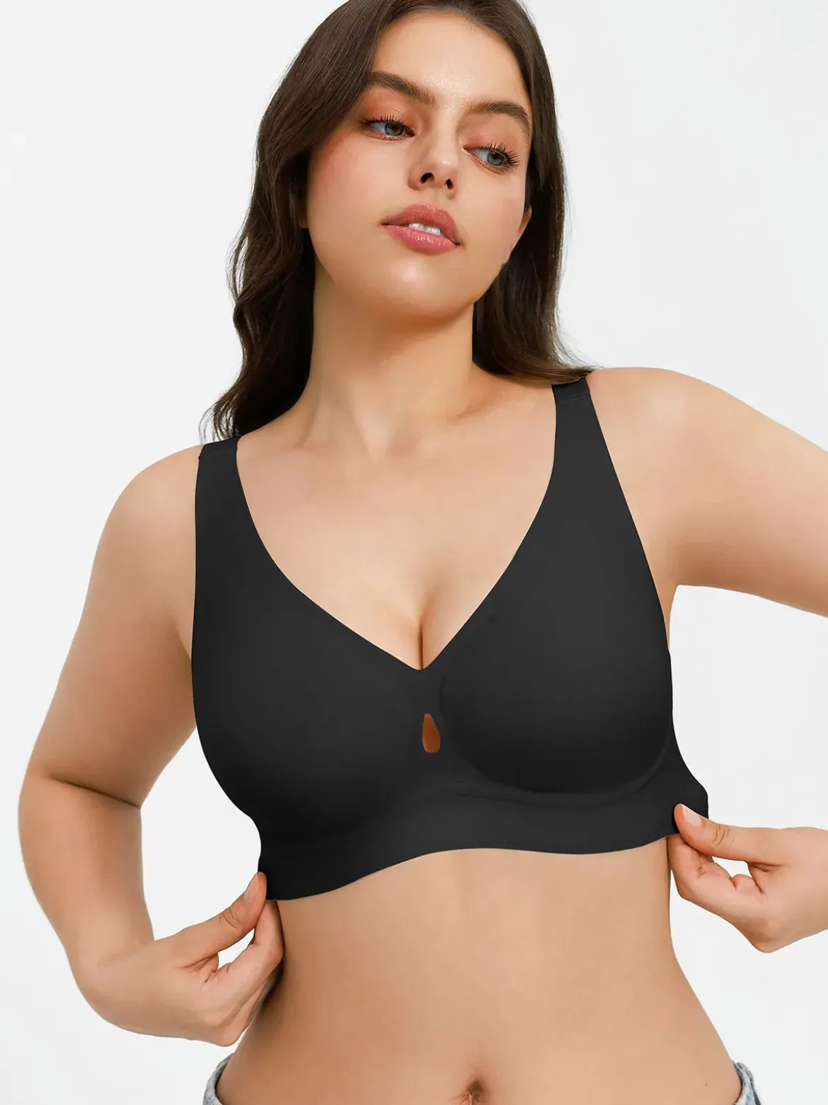 Seamless Wireless Jelly Contour Support Bra