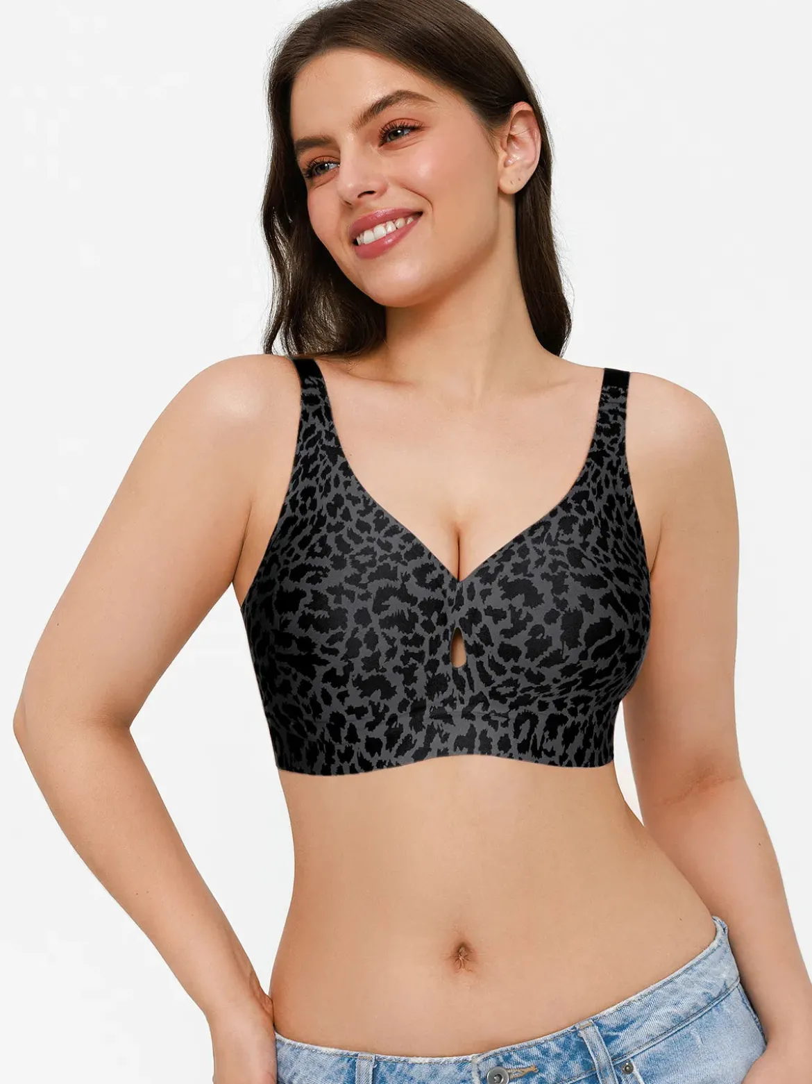 Seamless Wireless Jelly Contour Support Bra