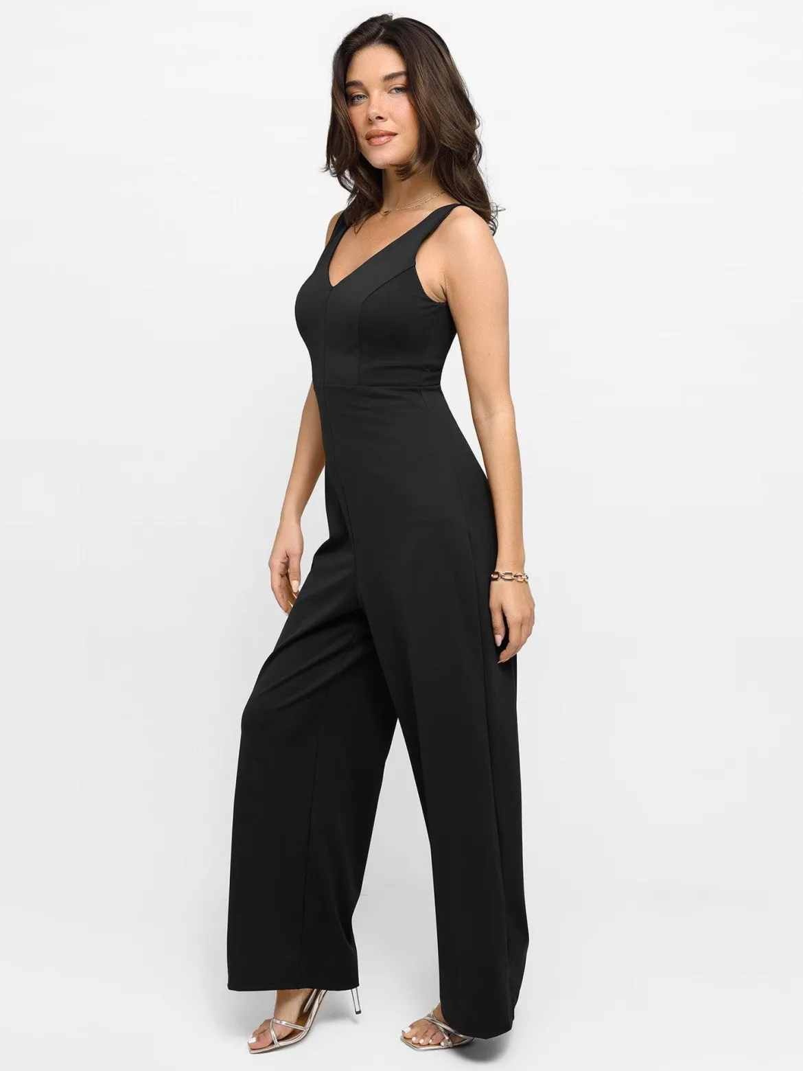 Shapewear Built-In Sculpting Midi Dress or Jumpsuit