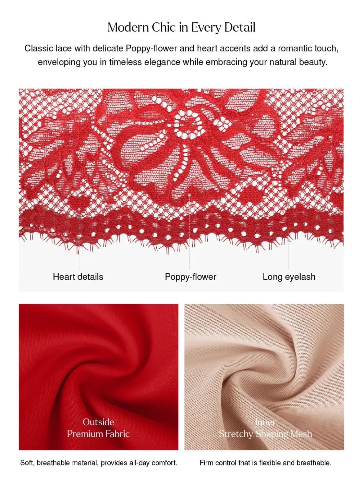 Shapewear Cap Sleeve Slimming Lace Cup Bodysuit
