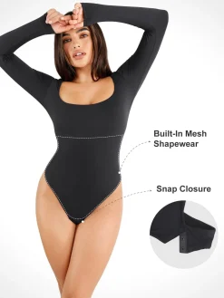 Shapewear Cloudsense Seamless Slimming Thong Bodysuits