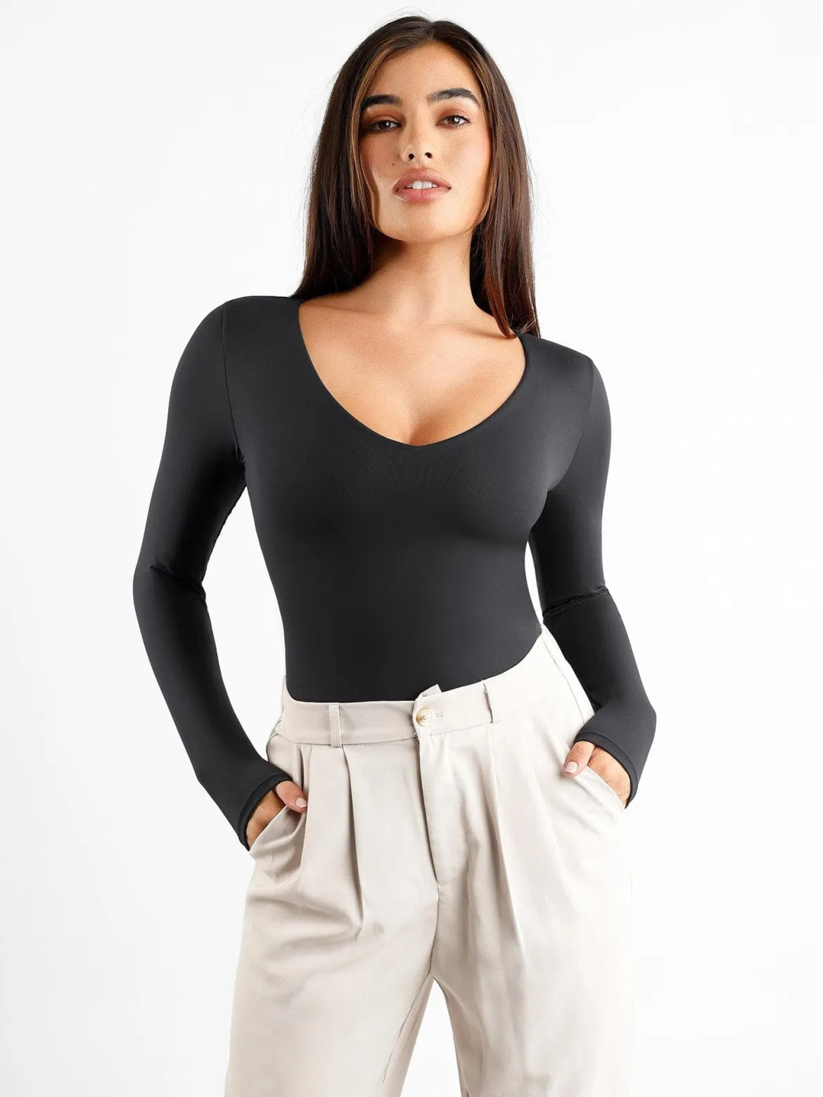 Shapewear Cloudsense Seamless Slimming Thong Bodysuits