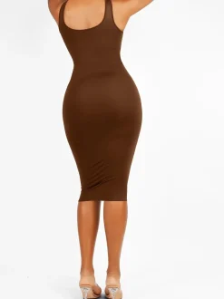 Shapewear Eco-Friendly Sculpting Midi Dress Set