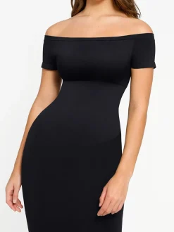 Shapewear Eco-Friendly Sculpting Midi Dress Set