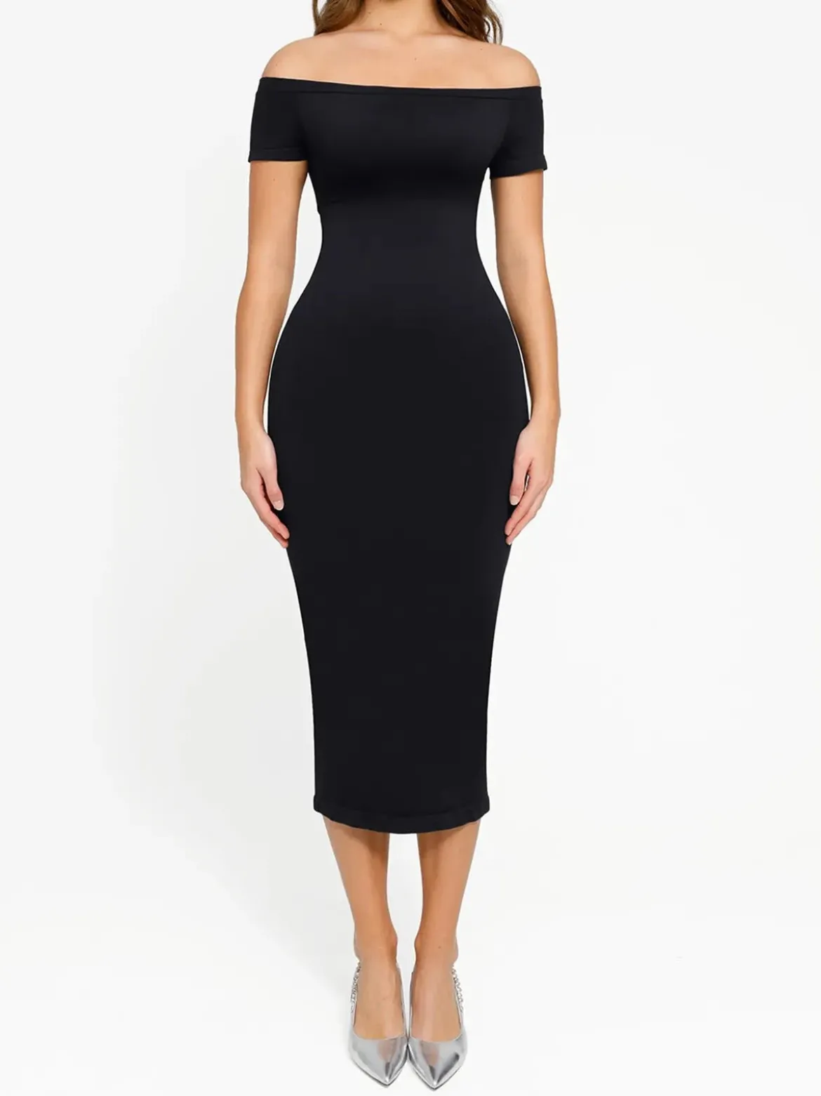 Shapewear Eco-Friendly Sculpting Midi Dress Set
