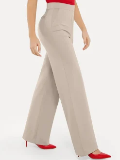 Shapewear Executive High Waisted Wide-Leg Ponte Pants