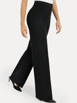 Shapewear Executive High Waisted Wide-Leg Ponte Pants