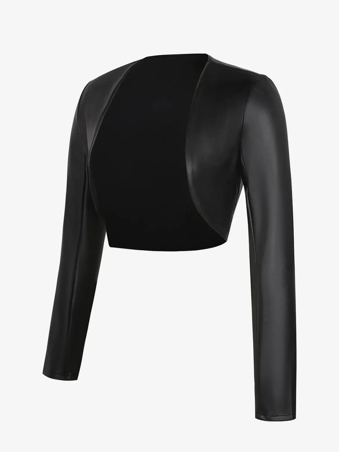 Shapewear Faux Leather Corset Jumpsuit Set