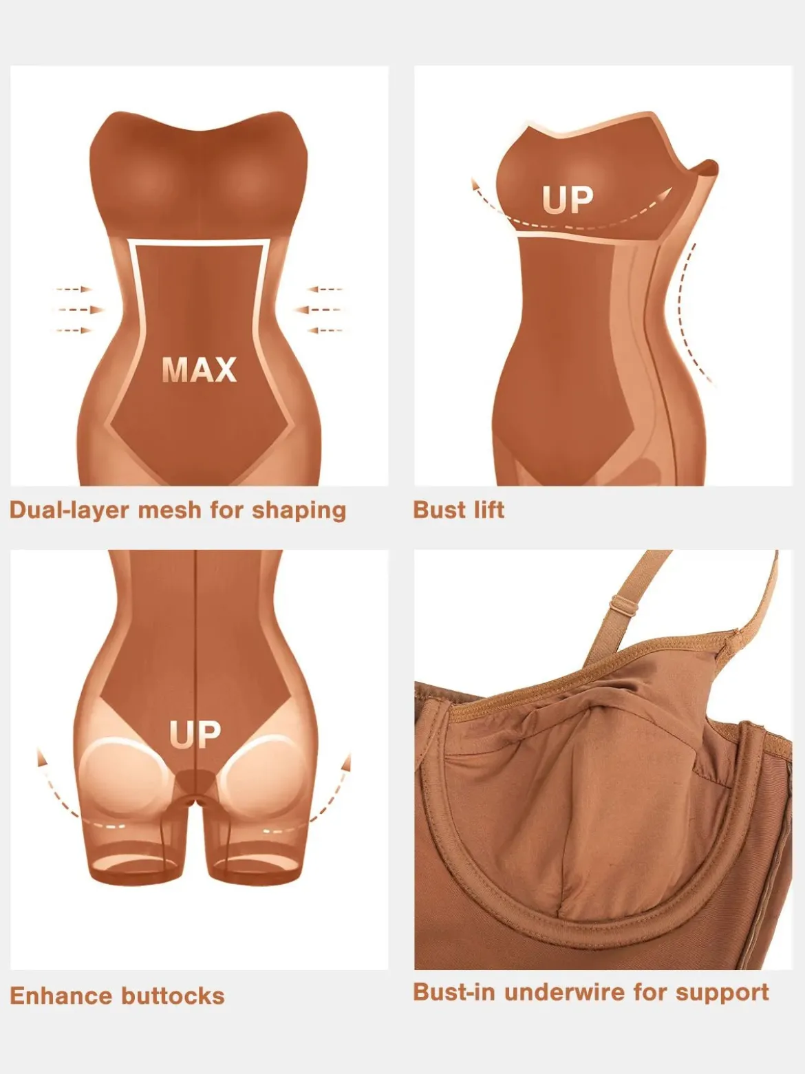 Shapewear Faux Leather Hourglass Corset Midi Dress
