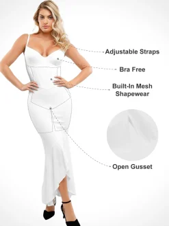 Shapewear Hourglass Corset Mermaid Maxi Dress