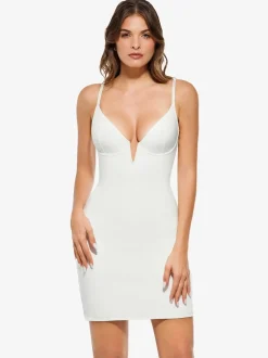 Shapewear 2-in-1 Lace Overlay Sculpting Dress