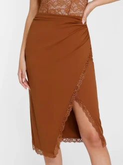 Shapewear Lace Corset Bra or Slimming Midi Wrap Skirt