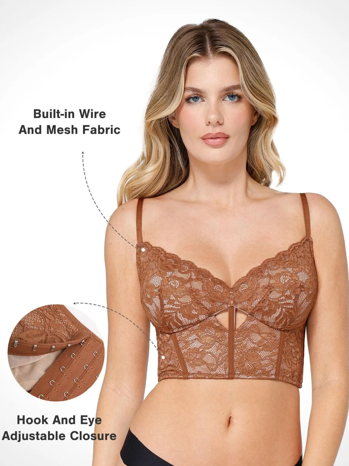 Shapewear Lace Corset Bra or Slimming Midi Wrap Skirt