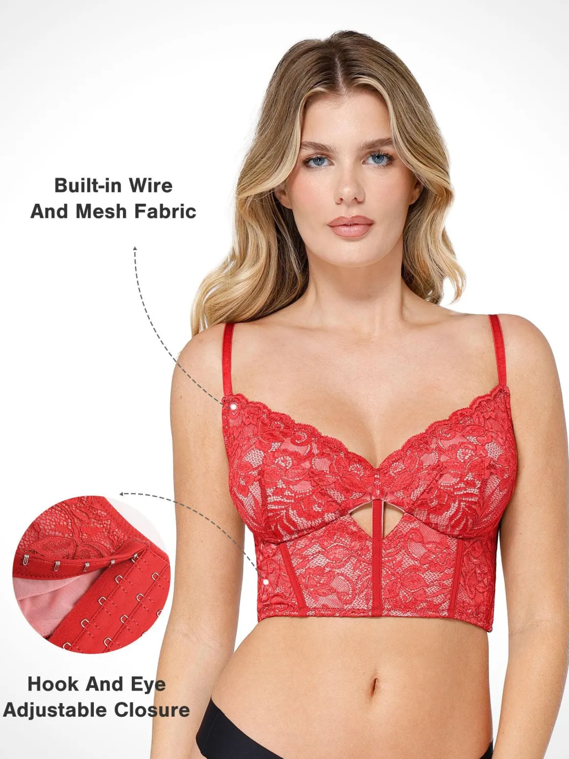 Shapewear Lace Corset Bra or Slimming Midi Wrap Skirt