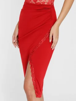 Shapewear Lace Corset Bra or Slimming Midi Wrap Skirt