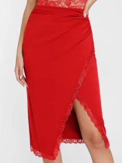 Shapewear Lace Corset Bra or Slimming Midi Wrap Skirt