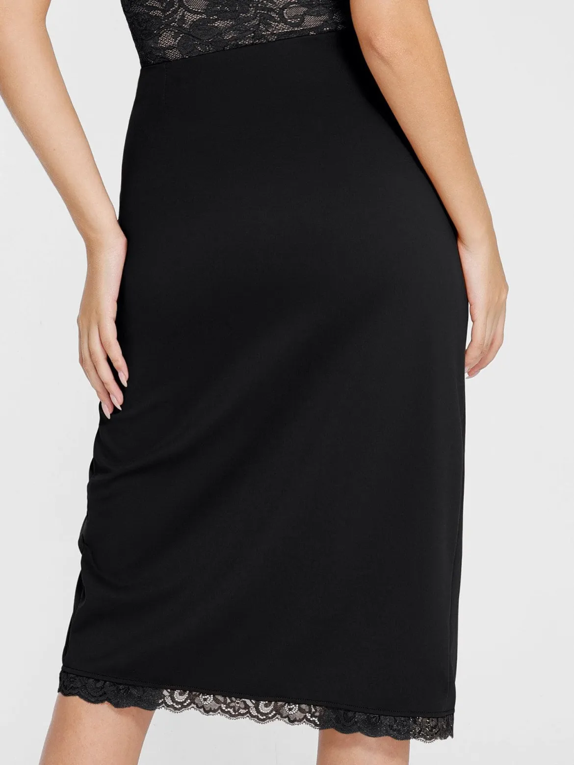 Shapewear Lace Corset Bra or Slimming Midi Wrap Skirt