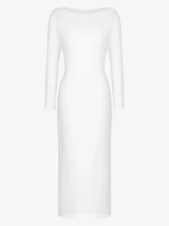 Shapewear Lace Dress Sheer Mesh Cover-Up Set