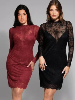 Shapewear Lace Fantasy Mini & Maxi Sculpting Dress Set