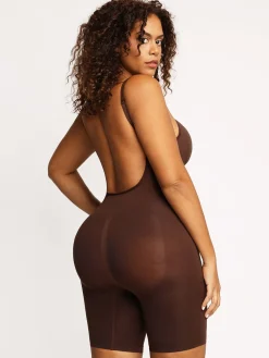 Shapewear Low Back Tummy Control Mid-Thigh Bodysuit