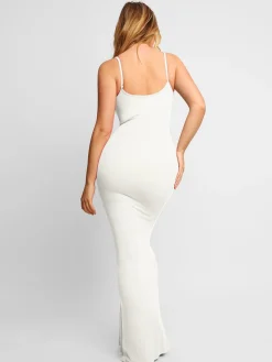 Shapewear Modal Dress Sheer Mesh Cover-Up Set